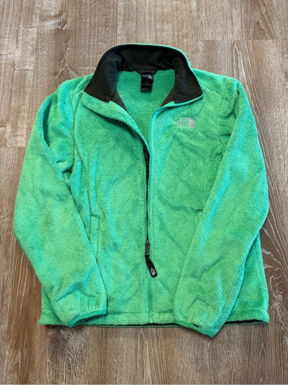 The North Face Fleece Jacket Women’s M Green Full Zip Retro